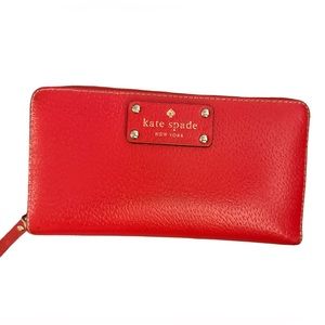Kate Spade Red Morgan Wallet